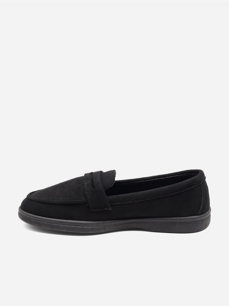 Mocasines sin cordones Negro - Kiabi