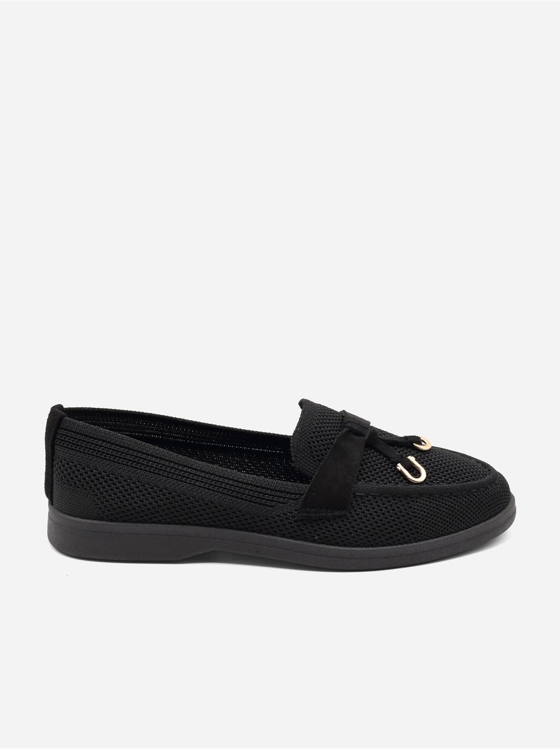 Mocasines sin cordones Negro - Kiabi