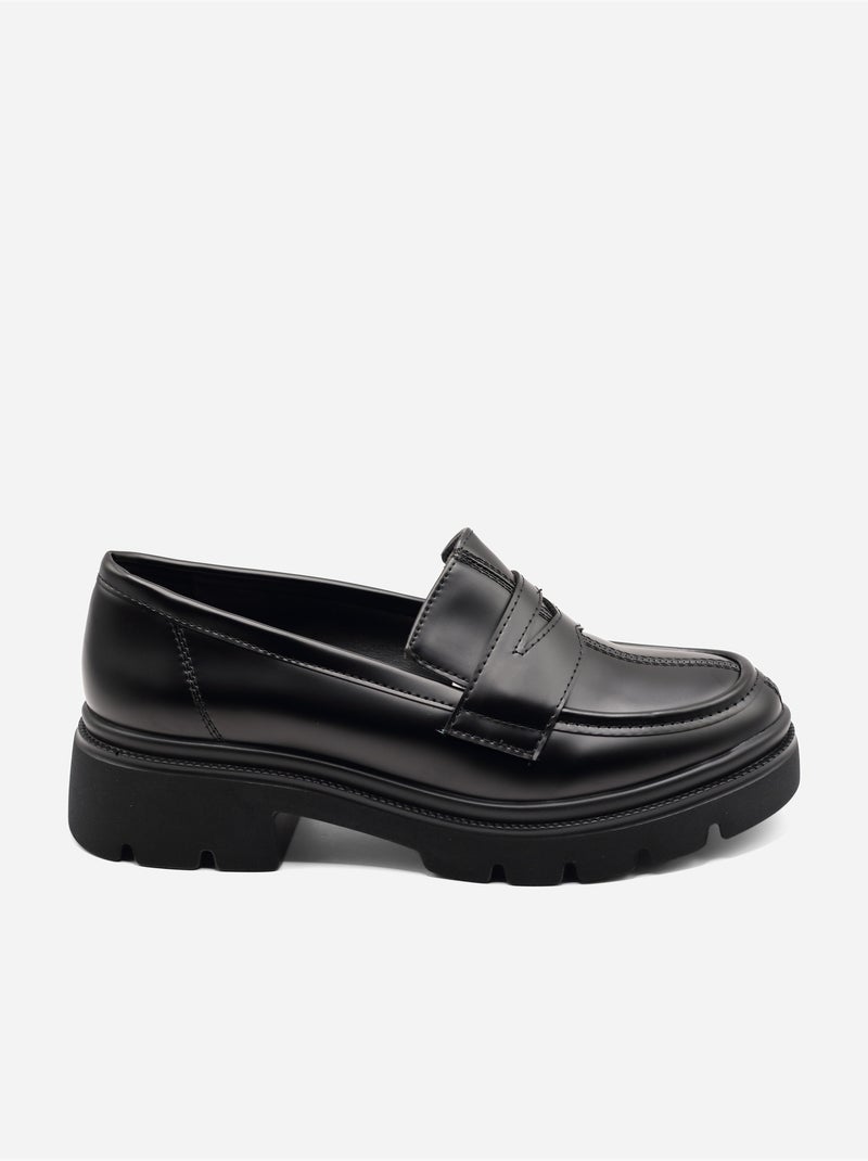 Mocasines sin cordones Negro - Kiabi
