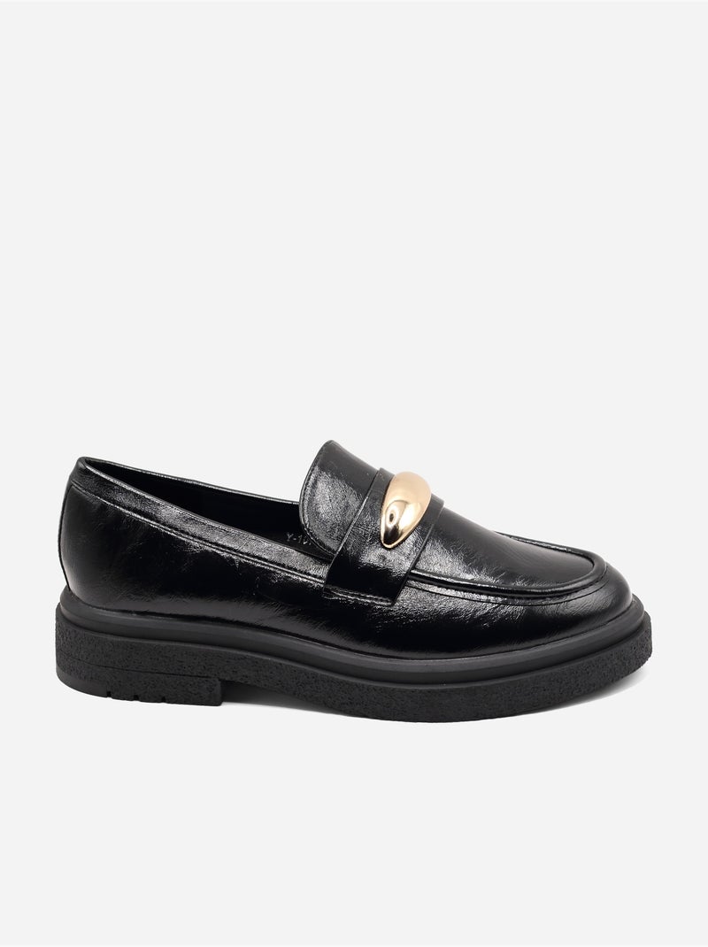 Mocasines sin cordones Negro - Kiabi