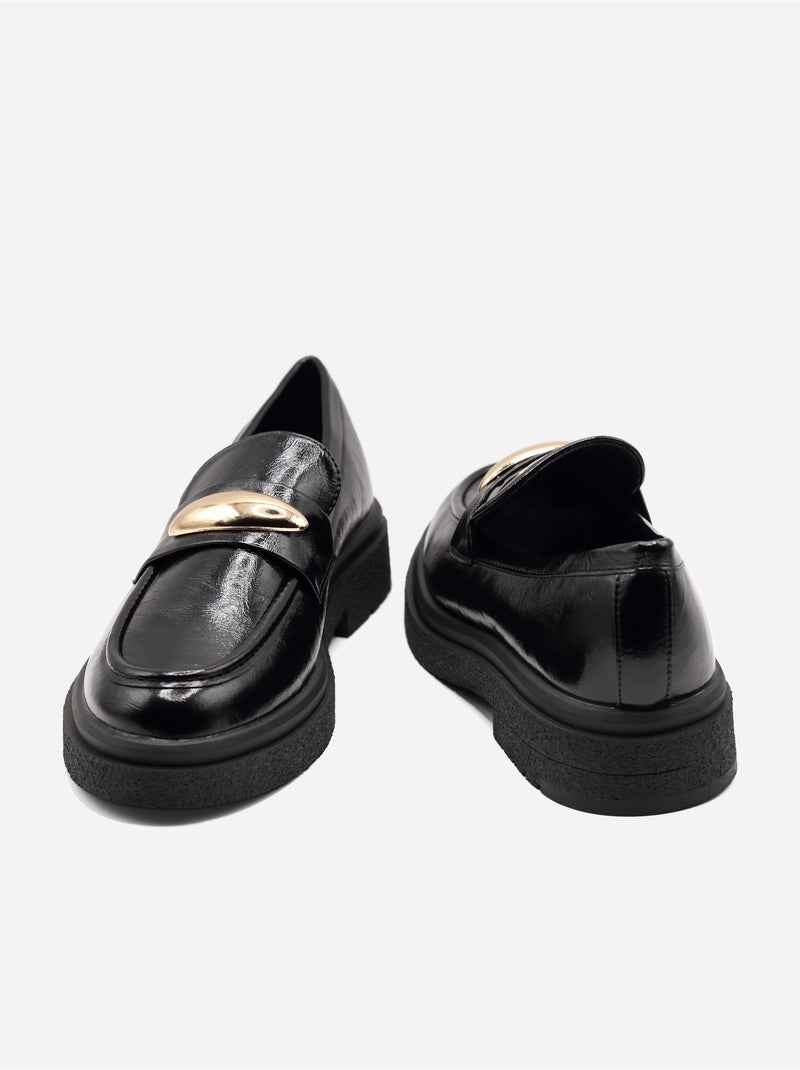 Mocasines sin cordones Negro - Kiabi
