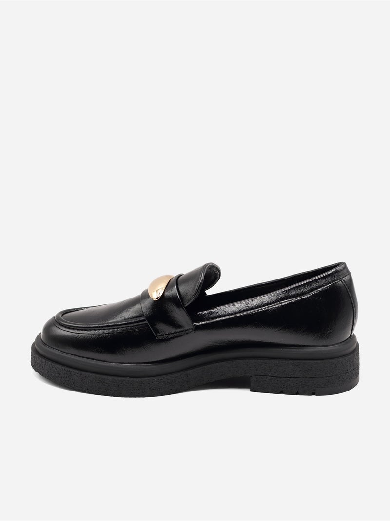 Mocasines sin cordones Negro - Kiabi