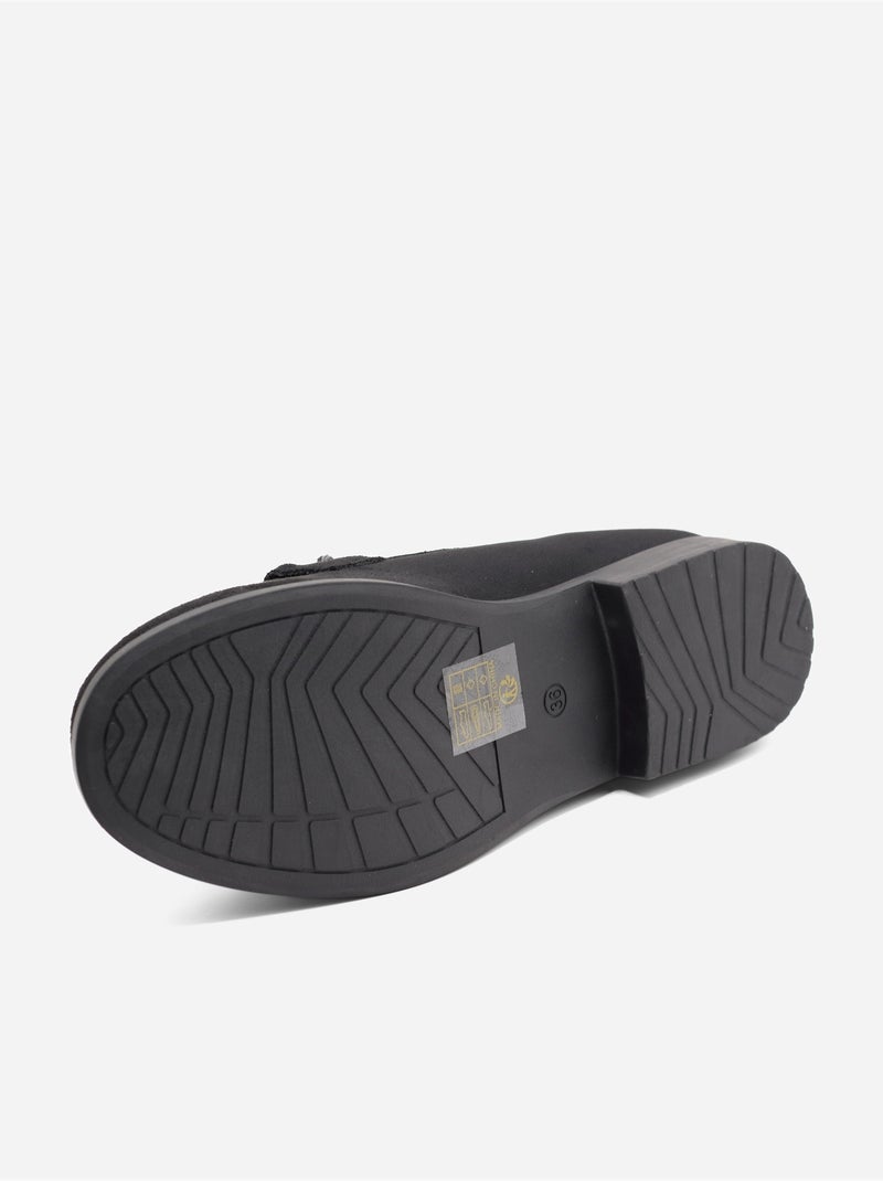 Mocasines sin cordones Negro - Kiabi