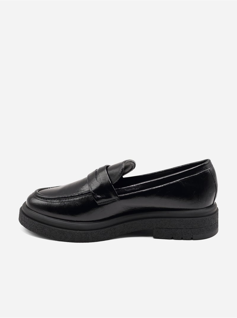 Mocasines sin cordones Negro - Kiabi