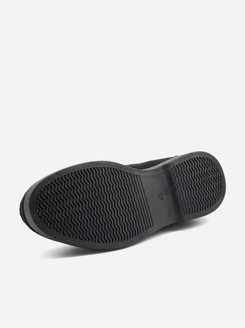 Mocasines sin cordones Negro - Kiabi