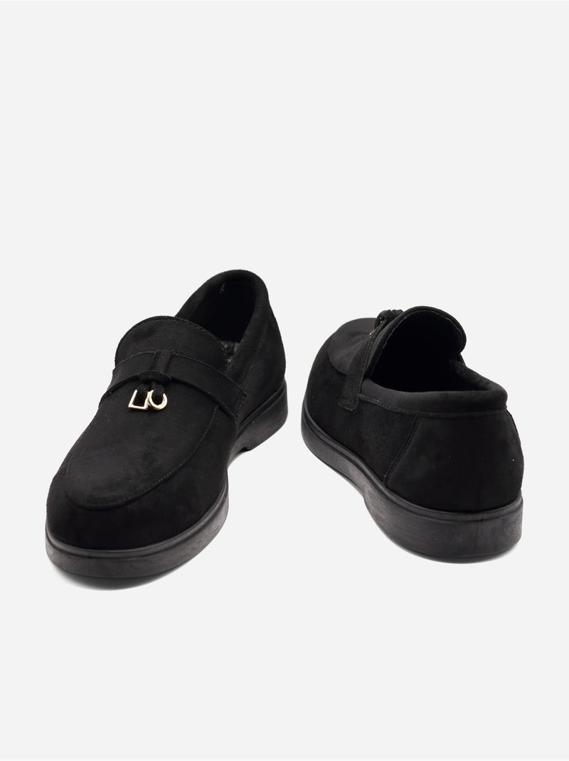 Mocasines sin cordones Negro - Kiabi
