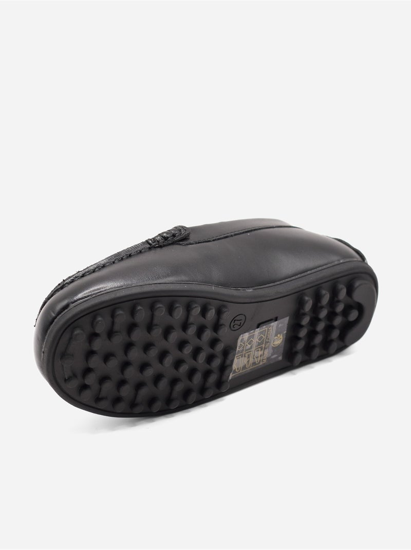 Mocasines sin cordones Negro - Kiabi