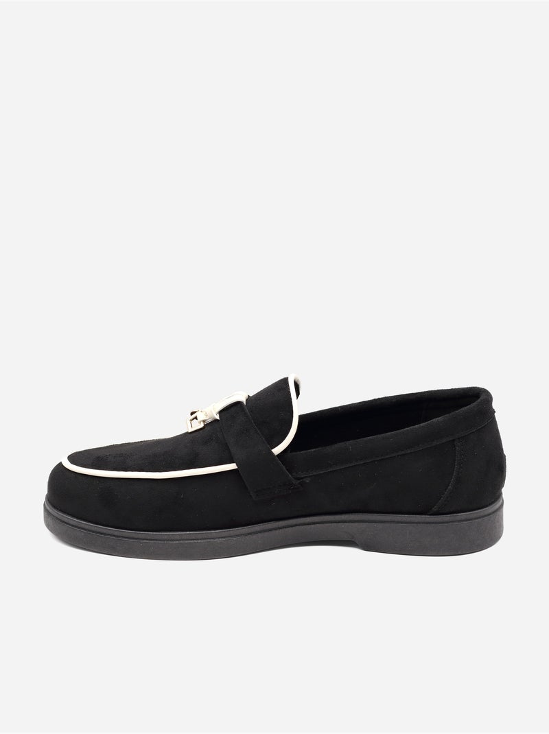 Mocasines sin cordones Negro - Kiabi