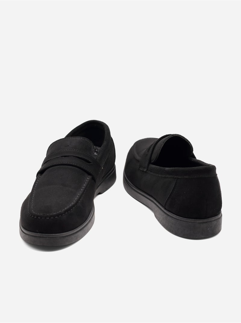 Mocasines sin cordones Negro - Kiabi