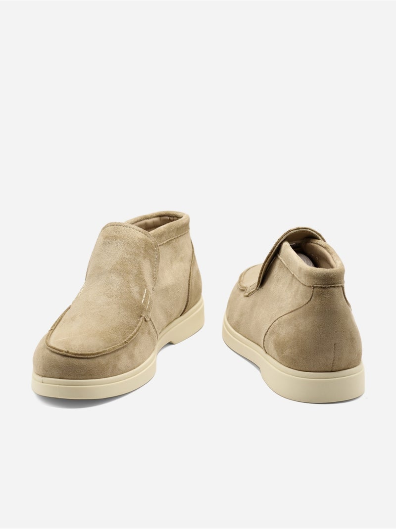 Mocasines sin cordones Taupe - Kiabi