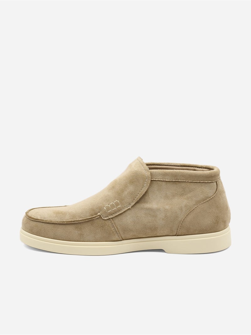 Mocasines sin cordones Taupe - Kiabi
