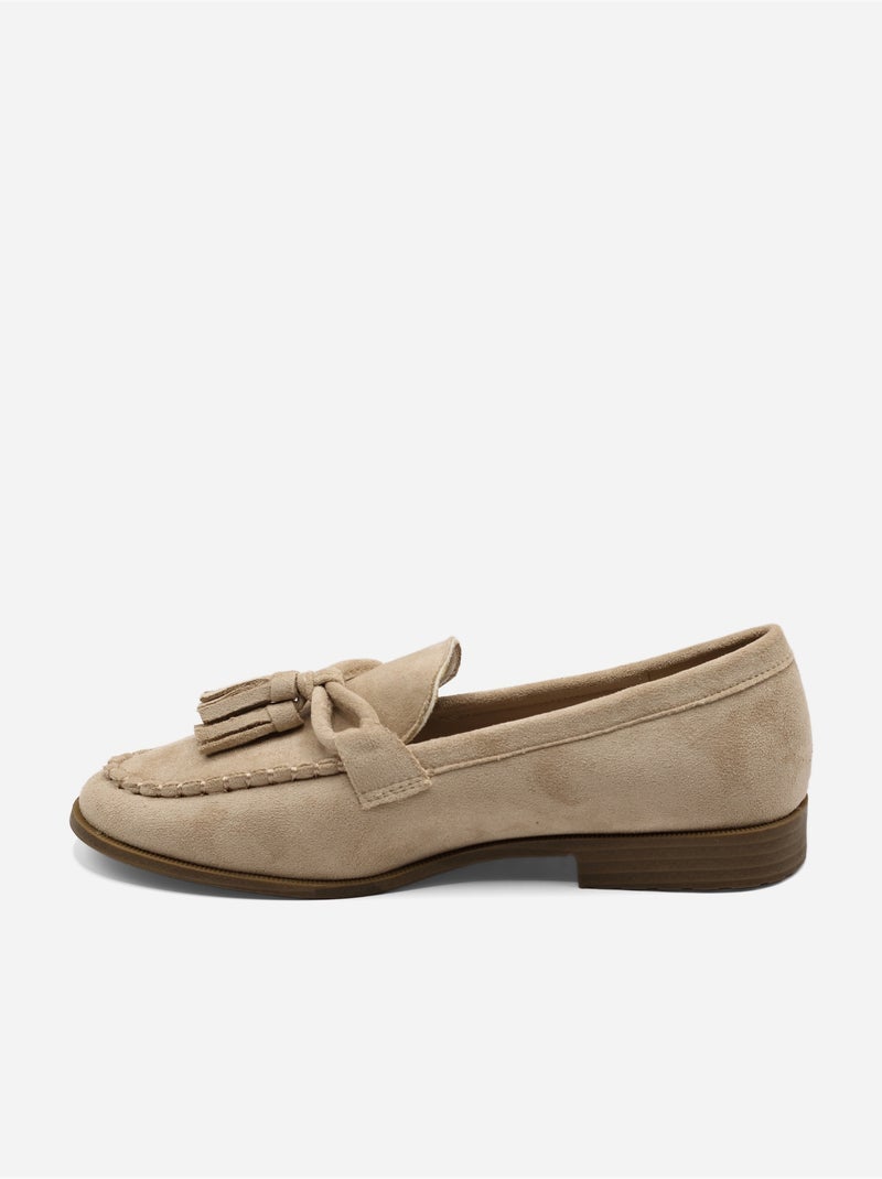 Mocasines sin cordones Taupe - Kiabi