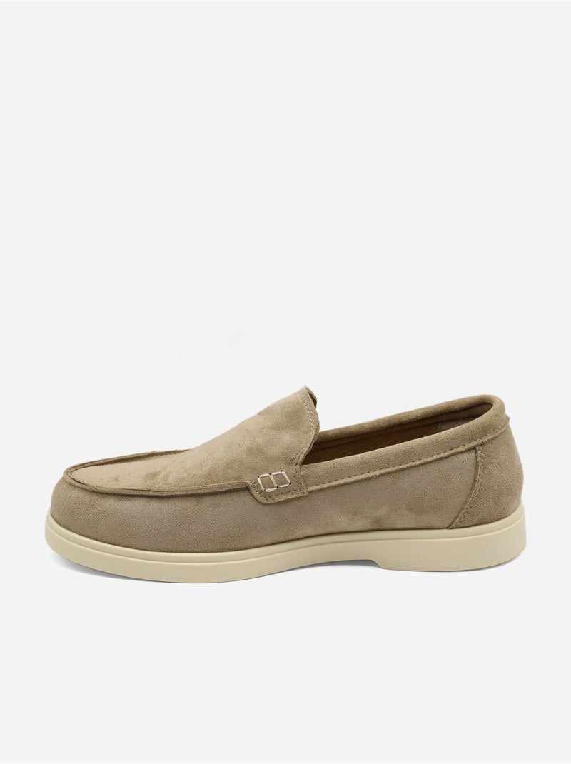 Mocasines sin cordones Taupe - Kiabi