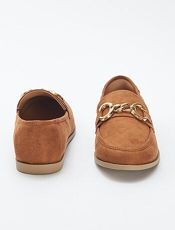 Mocasines tipo náuticos de antelina