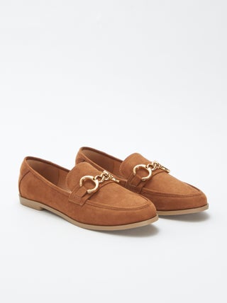 Mocasines tipo náuticos de antelina