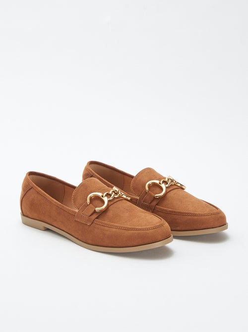Mocasines tipo náuticos de antelina - Kiabi