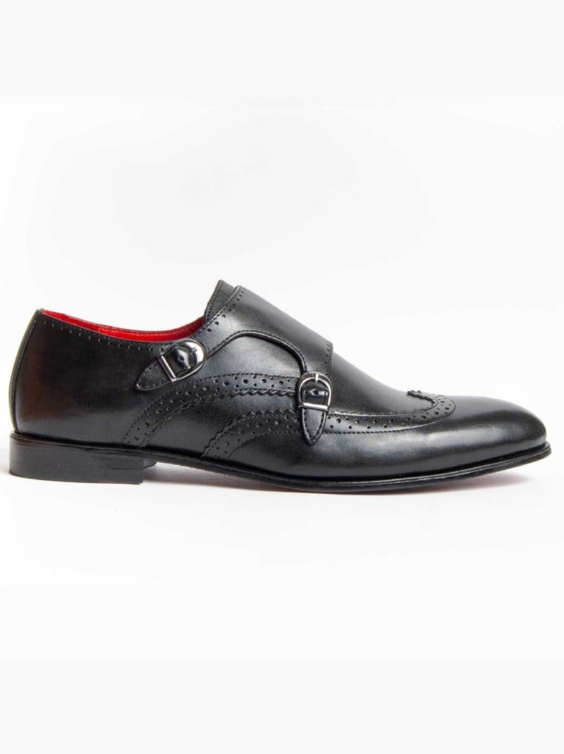 Mocasines Vestir Cuero Purapiel Negro - Kiabi
