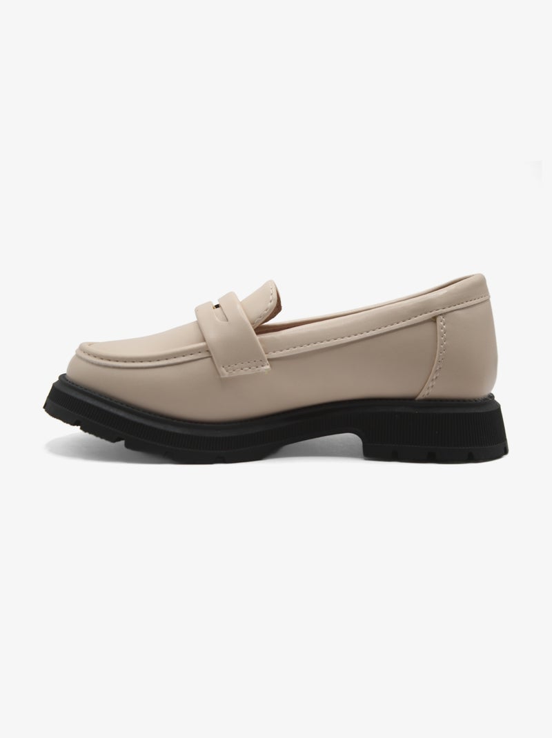 Mocasines vintage Crema - Kiabi