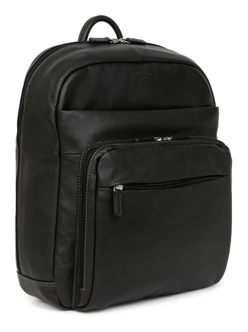 Mochila - 13" & a4 - cuero confort hexagona Negro - Kiabi
