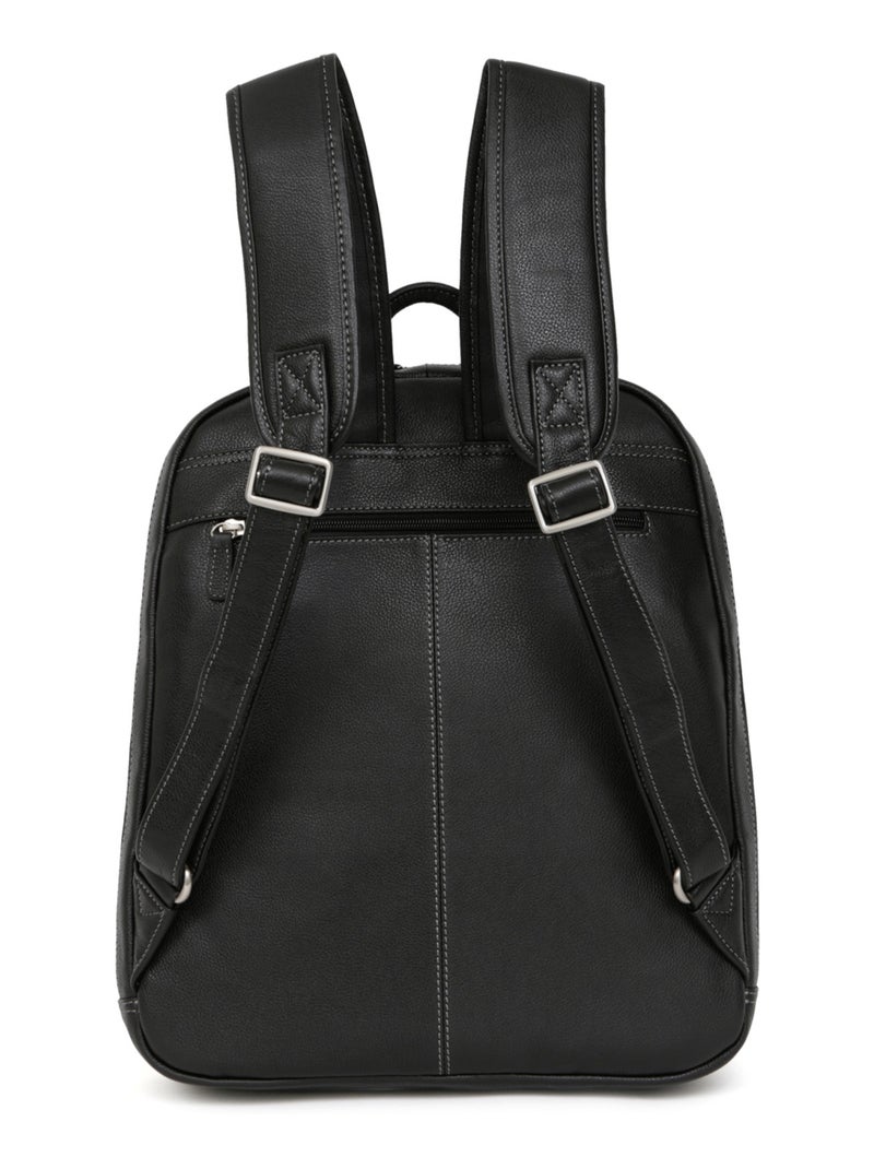 Mochila - 13" & a4 - cuero confort hexagona Negro - Kiabi