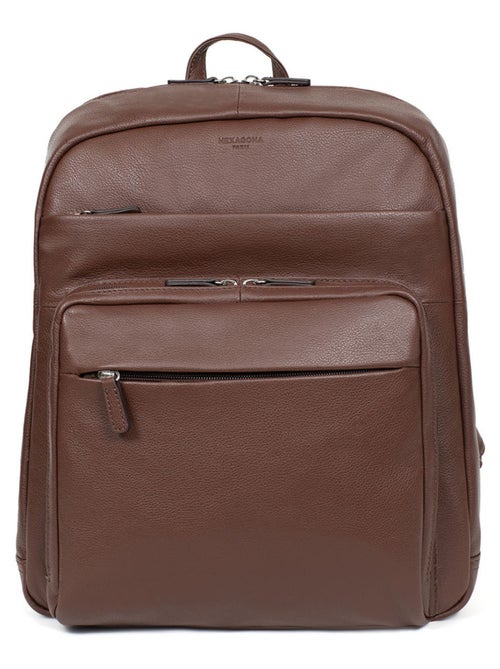 Mochila - 13" & A4 - Cuero CONFORT - Kiabi