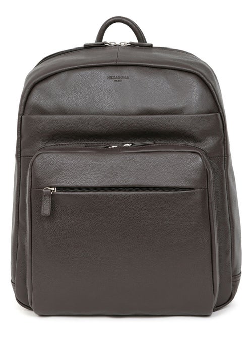 Mochila - 13" & A4 - Cuero CONFORT - Kiabi