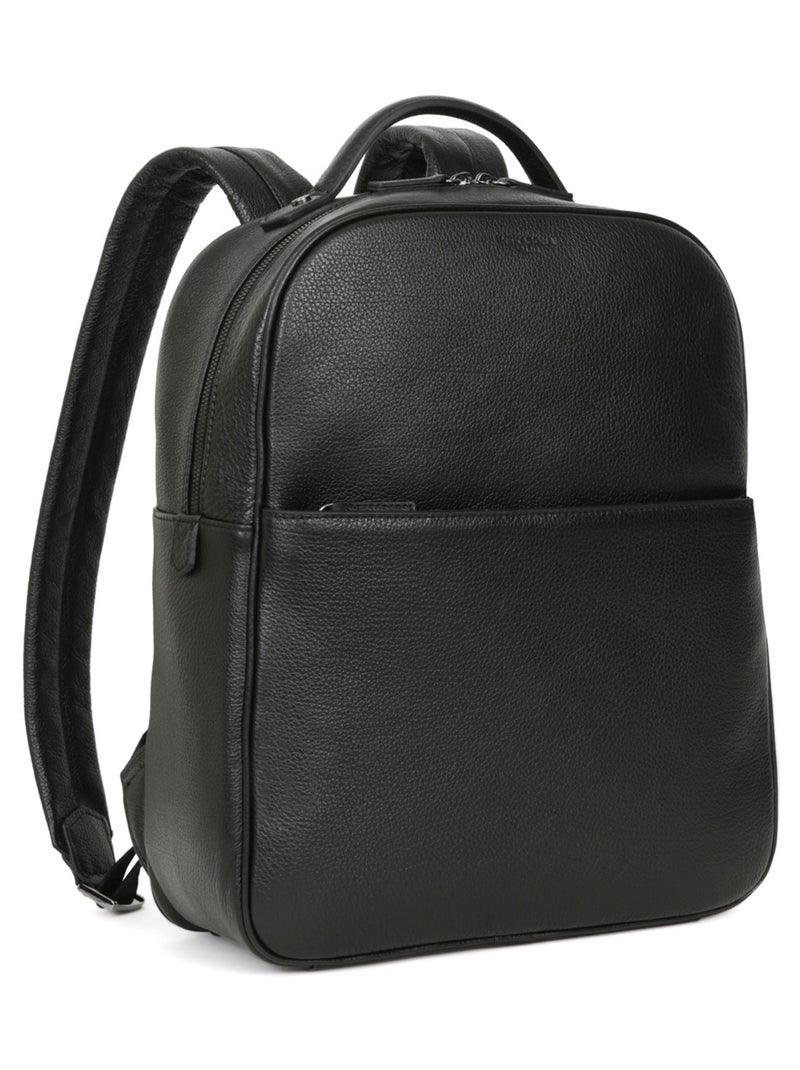 Mochila - 13" & a4 - cuero encore hexagona Negro - Kiabi