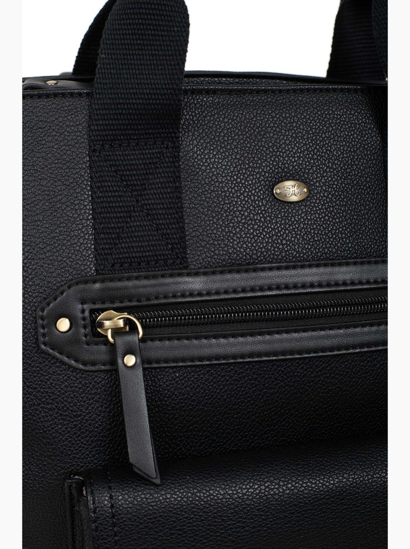 Mochila - 13" & a4 ronda hexagona Negro - Kiabi