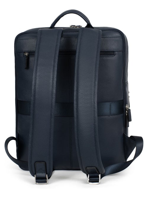 Mochila - 15" & tableta & a4 - cuero confort hexagona - Kiabi