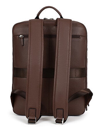 Mochila - 15" & tableta & a4 - cuero confort hexagona