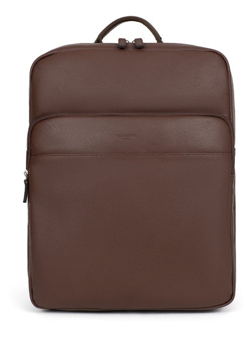 Mochila - 15" & tableta & a4 - cuero confort hexagona - Kiabi
