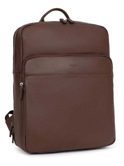 Mochila - 15" & tableta & a4 - cuero confort hexagona - Kiabi