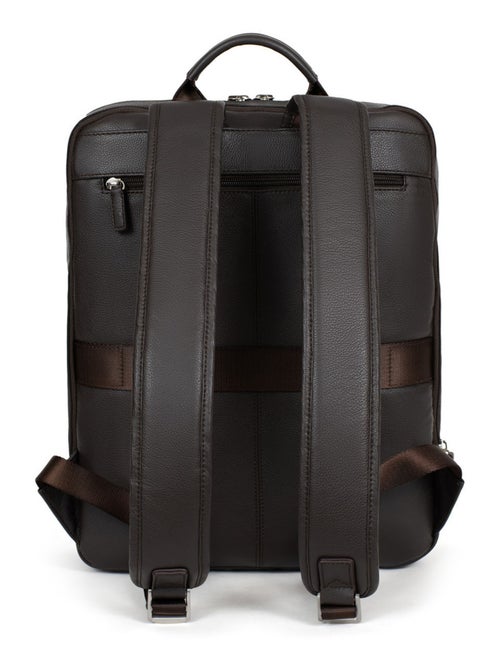 Mochila - 15" & tableta & a4 - cuero confort hexagona - Kiabi