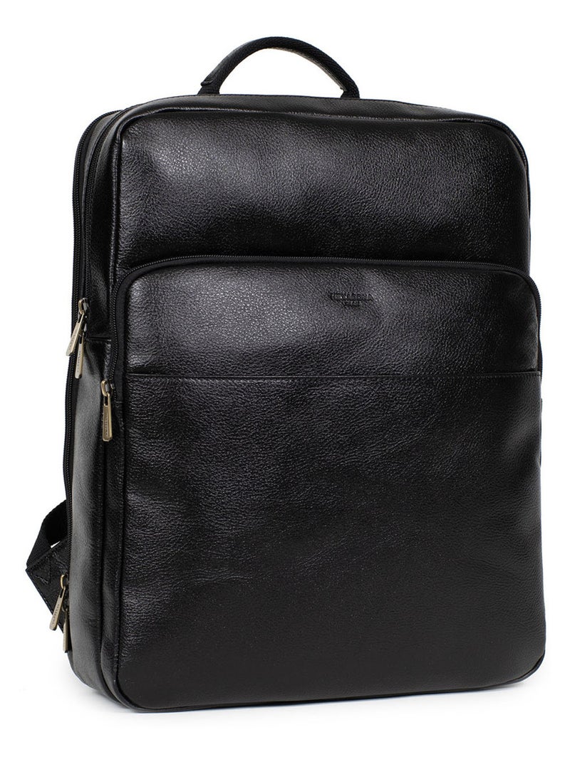 Mochila - a4 - cuero république hexagona Negro - Kiabi