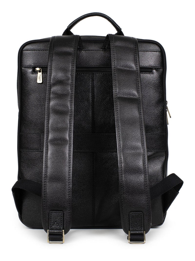 Mochila - a4 - cuero république hexagona Negro - Kiabi