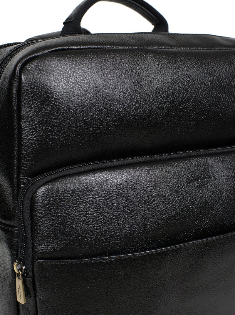Mochila - a4 - cuero république hexagona Negro - Kiabi