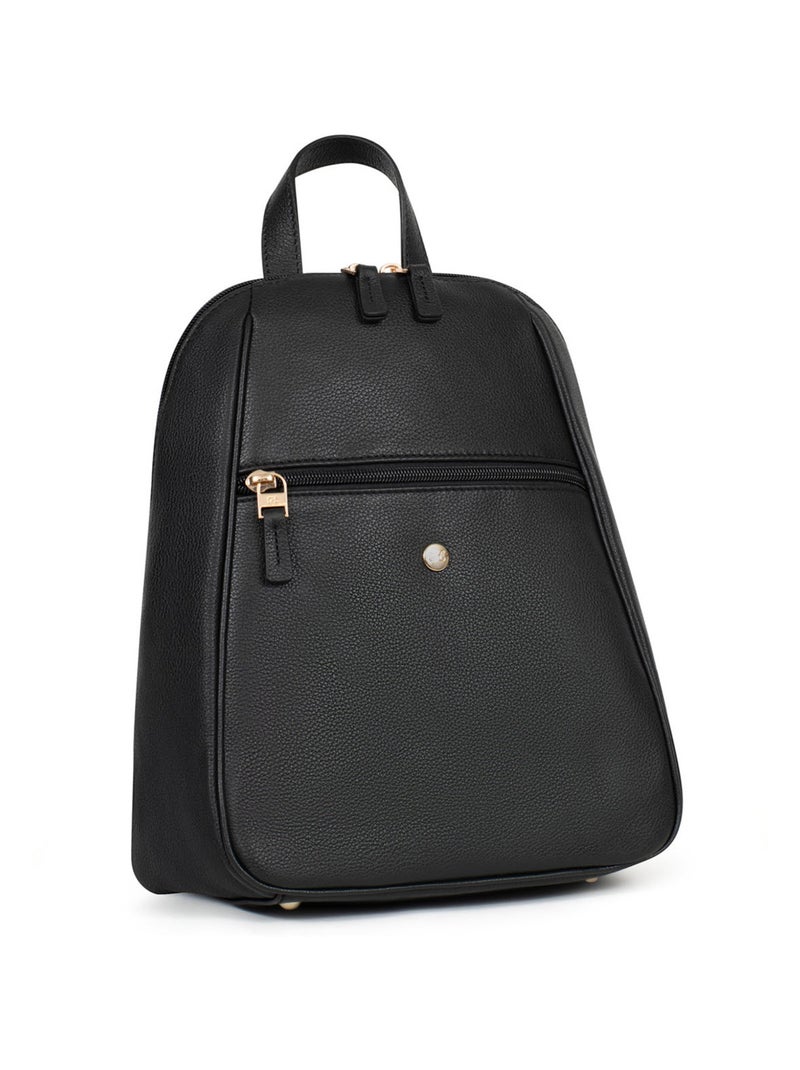 Mochila - cuero luna hexagona Negro - Kiabi