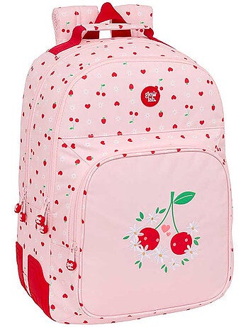 Mochila 2 compartimentos glowlab fresa cmp 42 cm
