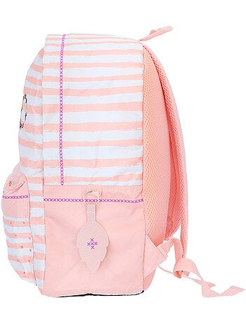 Mochila 2 compartimentos lona estampadoe ettavee hello