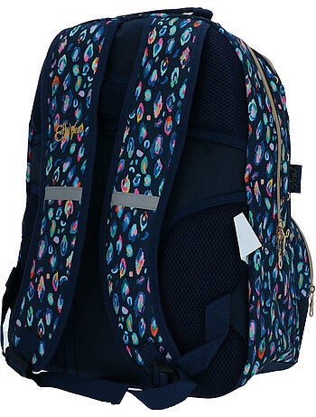 Mochila 42 cm so chic 2 compartimentos con cremallera