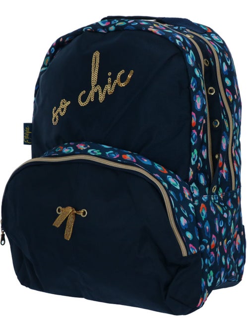 Mochila 42 cm so chic 2 compartimentos con cremallera - Kiabi Mochila 42 cm so chic 2 compartimentos con cremallera - Kiabi