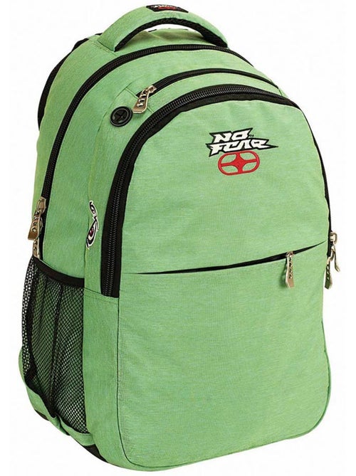 Mochila 48 cm 2 compartimentos con bolsillos con cremallera – no fear - Kiabi Mochila 48 cm 2 compartimentos con bolsillos con cremallera – no fear - Kiabi