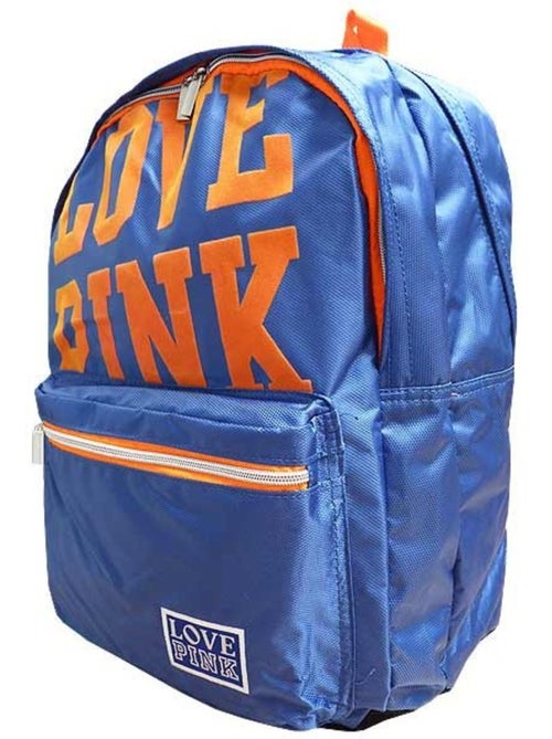 Mochila acolchada nylon love pink 43 cm - Kiabi