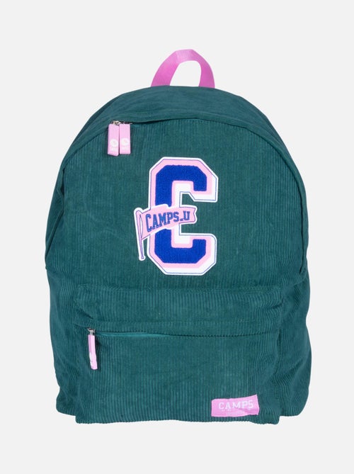 Mochila adolescente 1 compartimento CAMPS verde - Kiabi Mochila adolescente 1 compartimento CAMPS verde - Kiabi