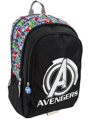 Mochila avengers de poliéster con estampado de personajes marvel