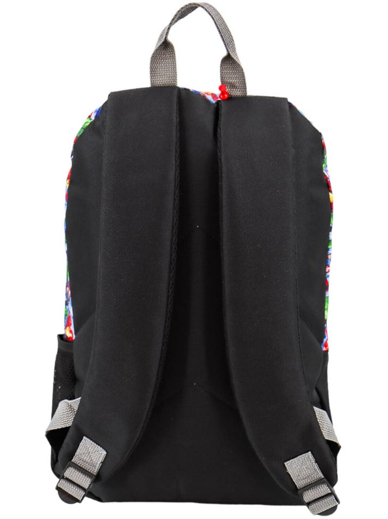 Mochila avengers de poliéster con estampado de personajes marvel Negro Multicolor Blanco - Kiabi