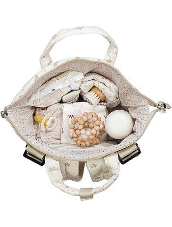 Mochila cambiador para bebé de algodón impermeable | Walking Mum