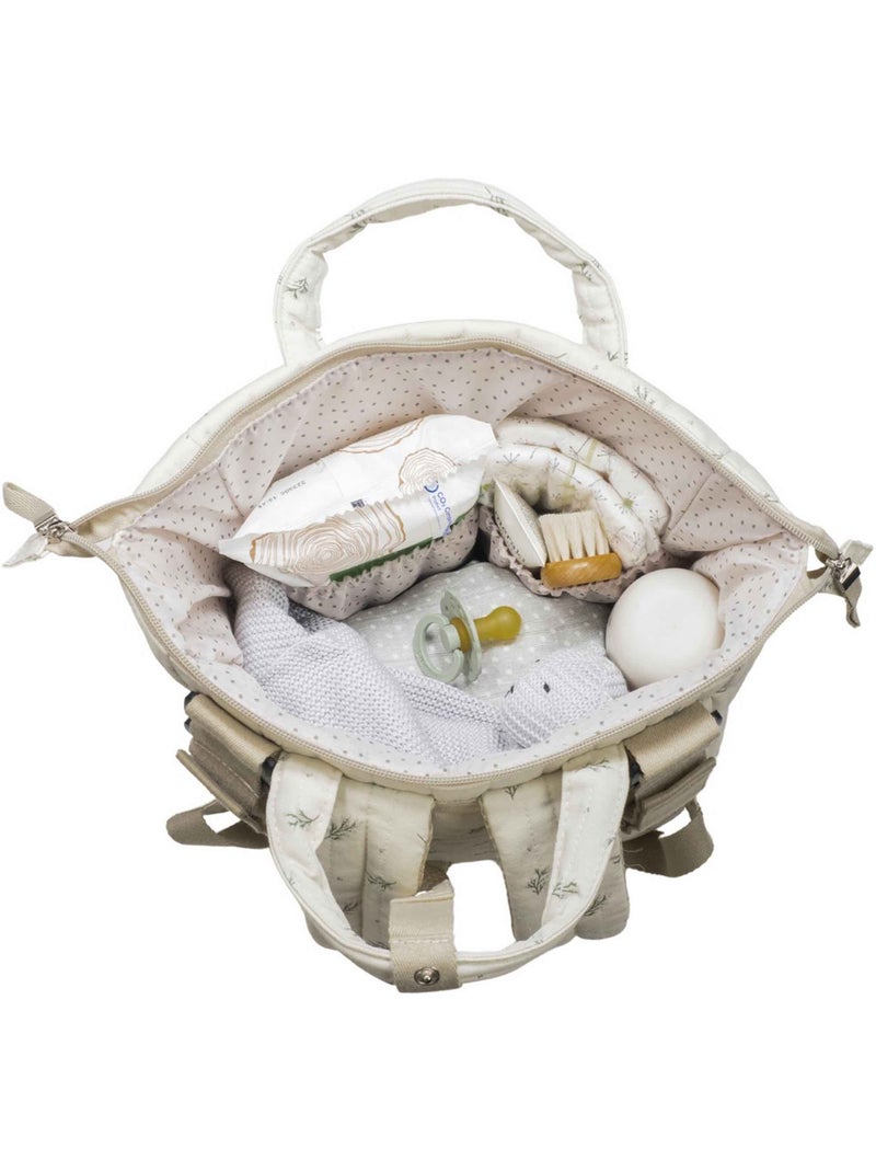 Mochila cambiador para bebé de algodón impermeable | Walking Mum Verde - Kiabi