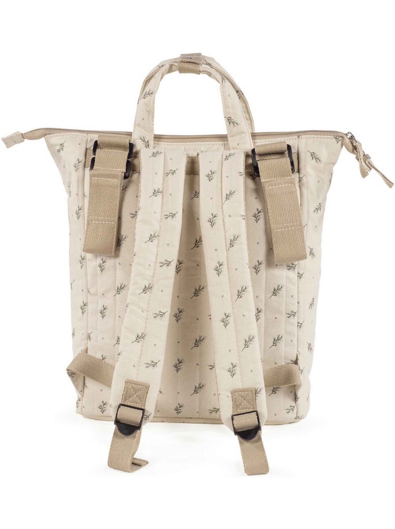 Mochila cambiador para bebé de algodón impermeable | Walking Mum Verde - Kiabi