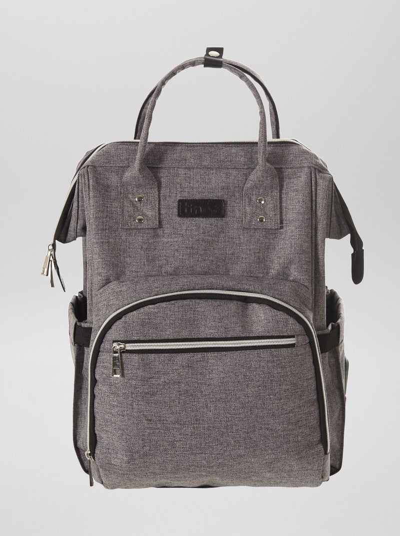 Mochila cambiador 'Tineo' GRIS - Kiabi